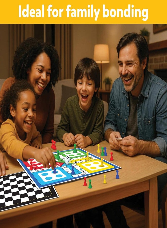 Little Berry 2 in 1 Ludo and Chess Board Game Set for Kids (Junior Size) | 11”x11” Foldable Game Board with Pawns | Travel Friendly, Return Gifting Game Set for Boys & Girls | Fun, Strategy Game - Image 4