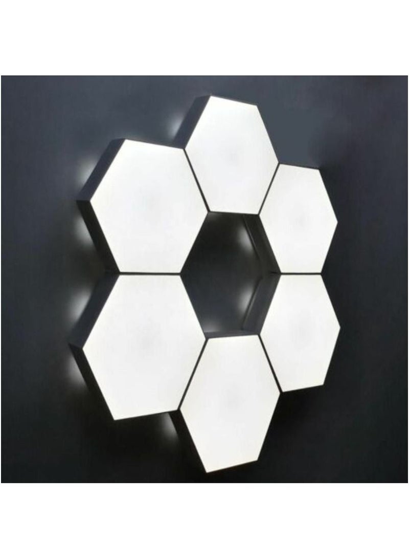 ACLIX 6-Piece Hexagon Wall Light with Remote Multicolour - Image 4