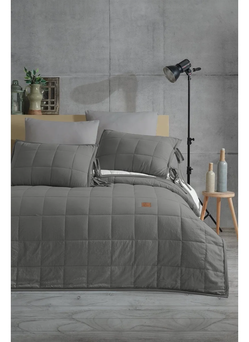 Elart Madelyn Single Bed Set 4 Piece Anthracite