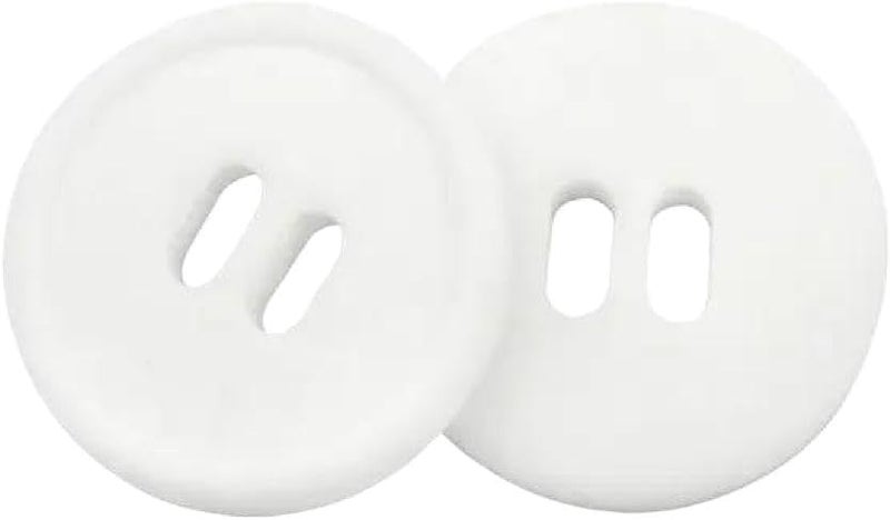 Buttons,Metal Buttons, Buttons 10pcs/lot Resin Button Square Round Colorful Children for 18/21/25/28/30mm Sewing Clothing DIY Craft(Round White,25mm) - Image 1