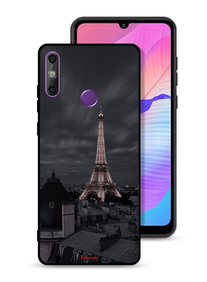 Tolwak Huawei Enjoy 20e Protective Case Cover Eiffel Tower In Night - Image 1