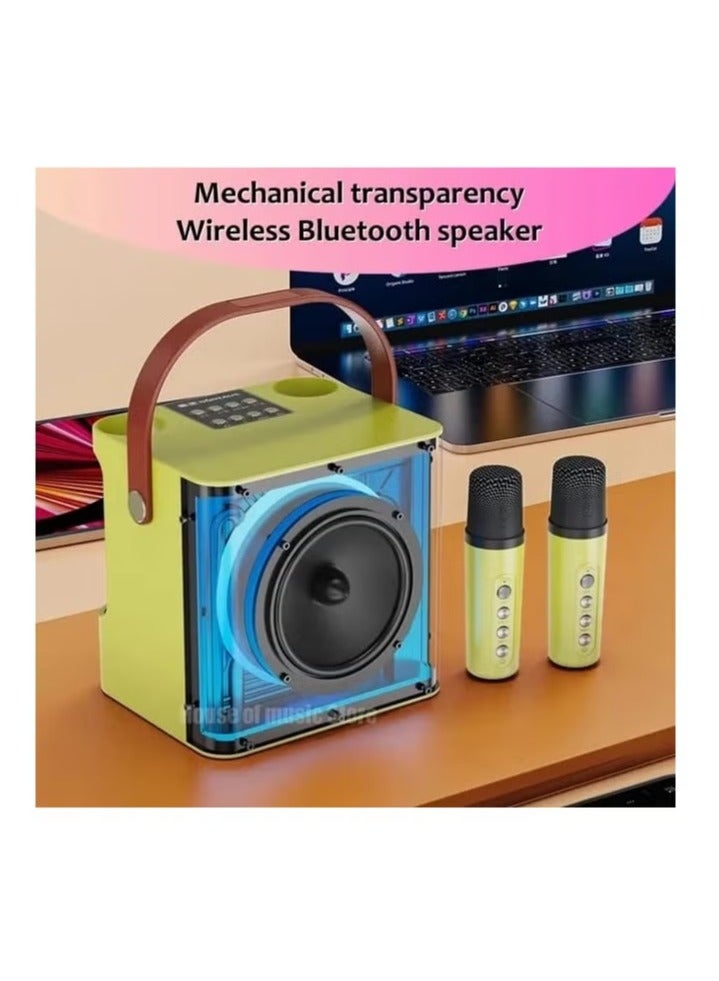 سمارت بيري مكبر صوت كاريوكي M23 PLUS RGB بتقنية البلوتوث - Image 2