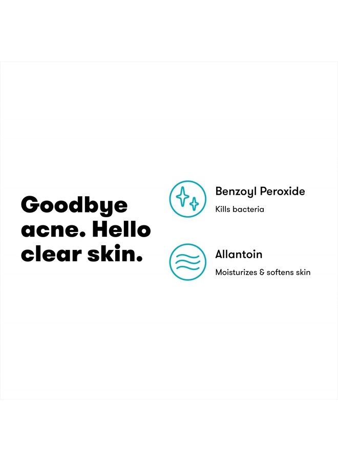 Emergency Blemish Relief - Benzoyl Peroxide Gel - Acne Spot Treatment for Face and Body - 2 Pack, .33 Oz