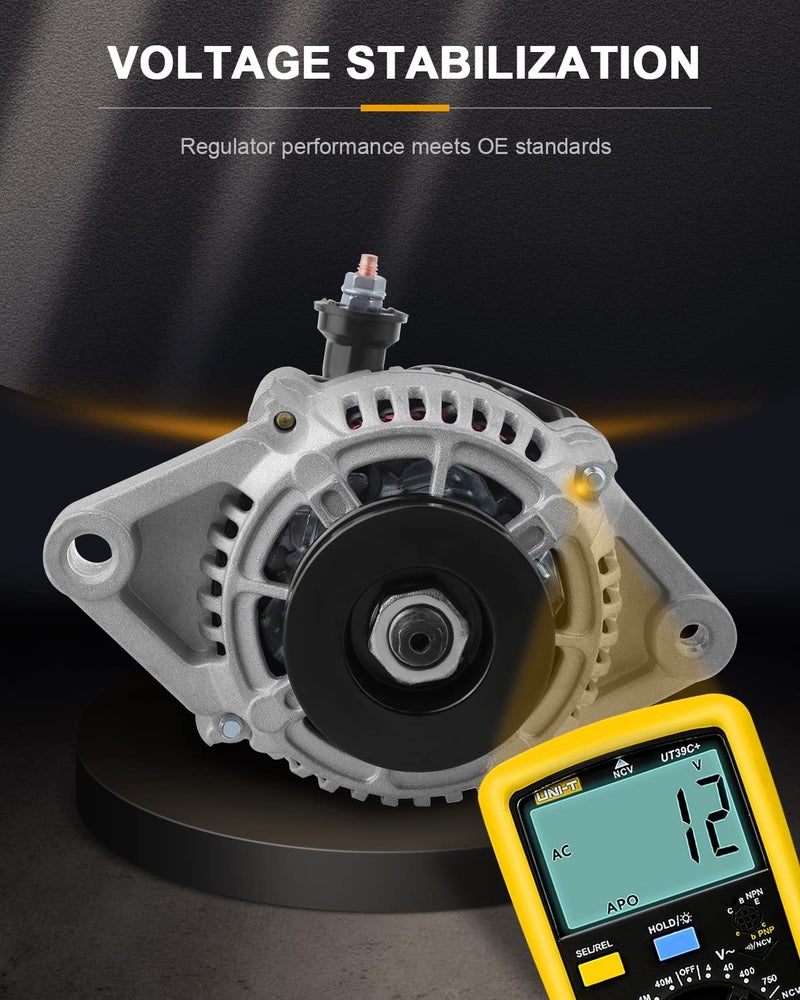 ROADFAR بديل مولد سلك واحد صغير لجنرال موتورز 1 سلك SBC BBC لسباق شيفروليه 87-92 كروم 12180-SEN, 1-2119-11ND - Image 4