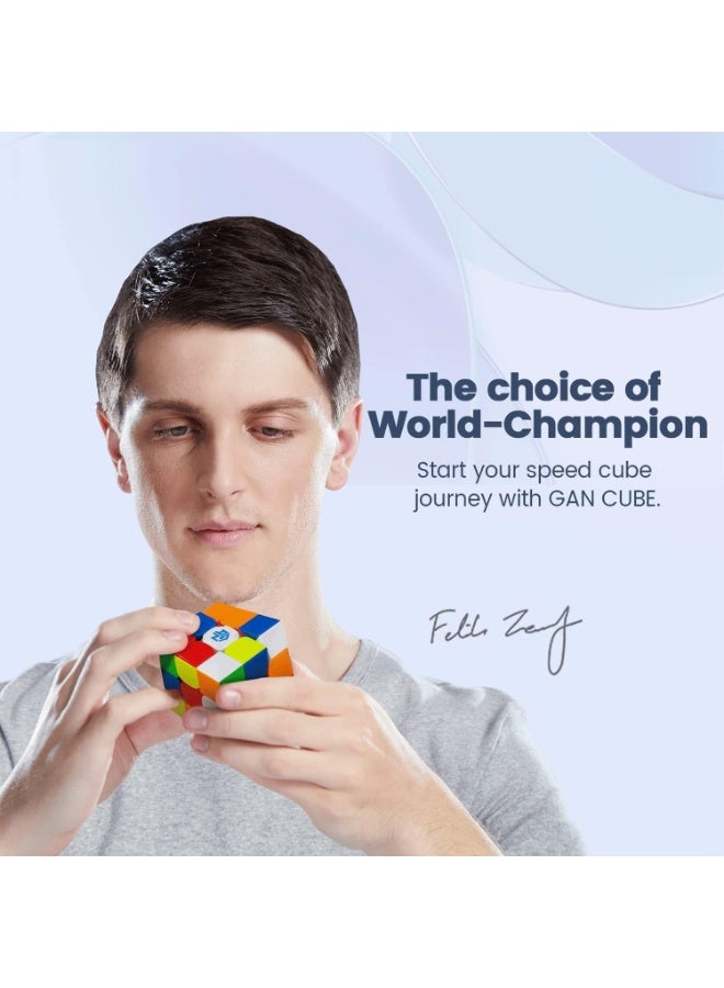 جانكيوب مكعب السرعة GAN 251 V2، مكعب غان الصغير 2×2×2، لعبة لغز سحرية بحجم 51 مم للمبتدئين (بدون ملصقات) - Image 2