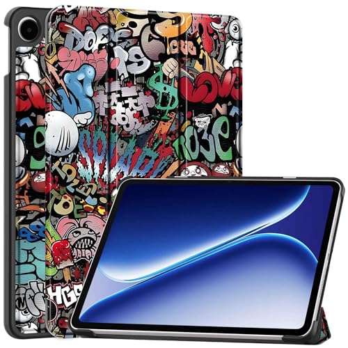 ProElite Case Cover for OnePlus Pad Go 2 12.1 inch Case, Slim Trifold Flip case Cover for OnePlus Pad Go 2 12.1 inch Tablet [Auto Sleep Wake Feature], Hippy - Image 1