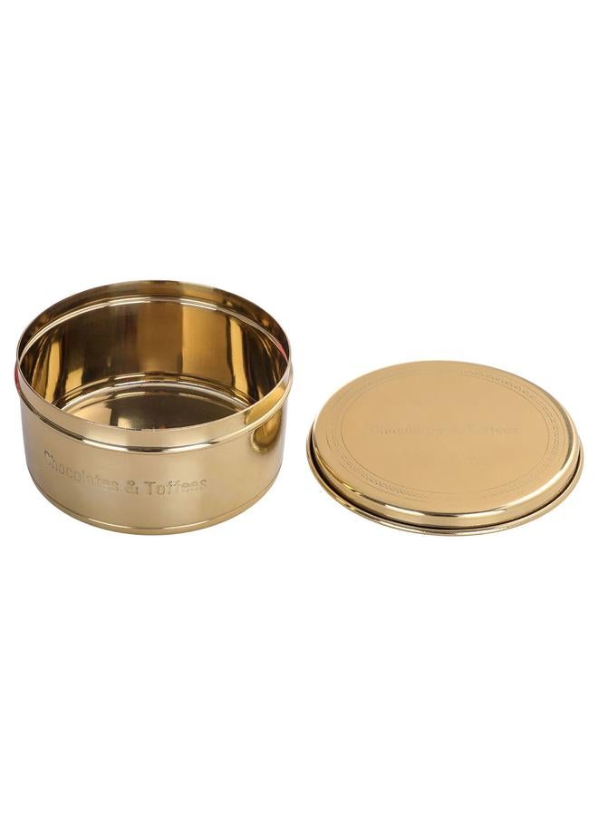 Alsaif Steel Box 13X13X7 Cm Gold  - Image 2
