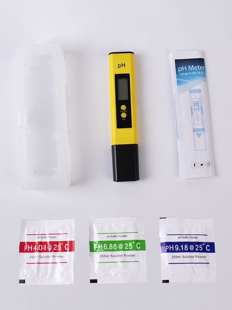 PH value test pen PH tester 0.01 accuracy, acidity meter portable, yellow - Image 4