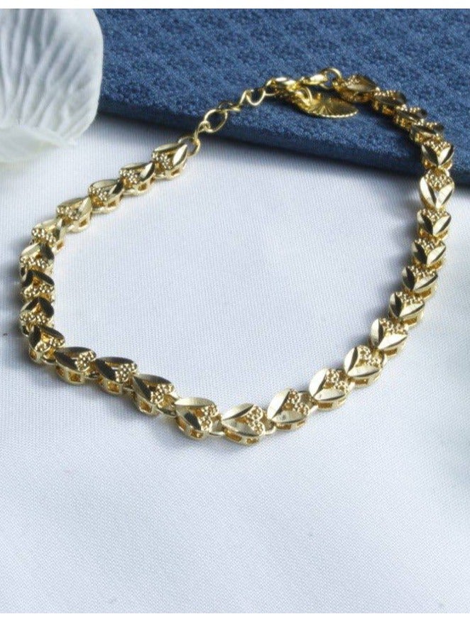 R-A36 -21K Gold Plated Fashion Women's Bracelet - Image 1