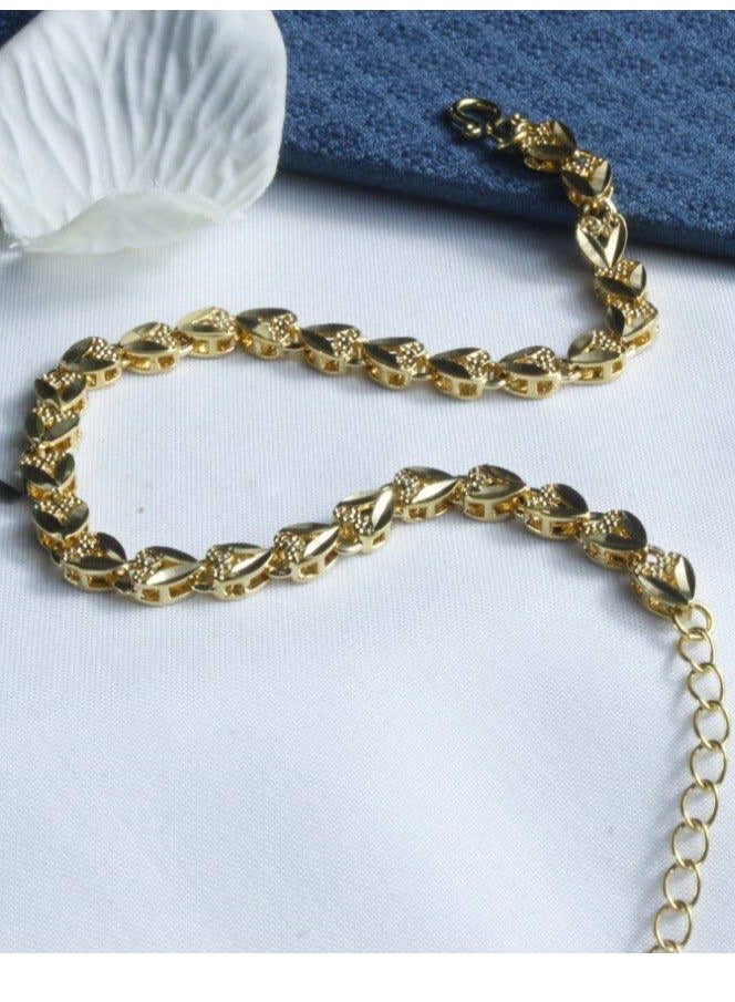 R-A36 -21K Gold Plated Fashion Women's Bracelet - Image 2
