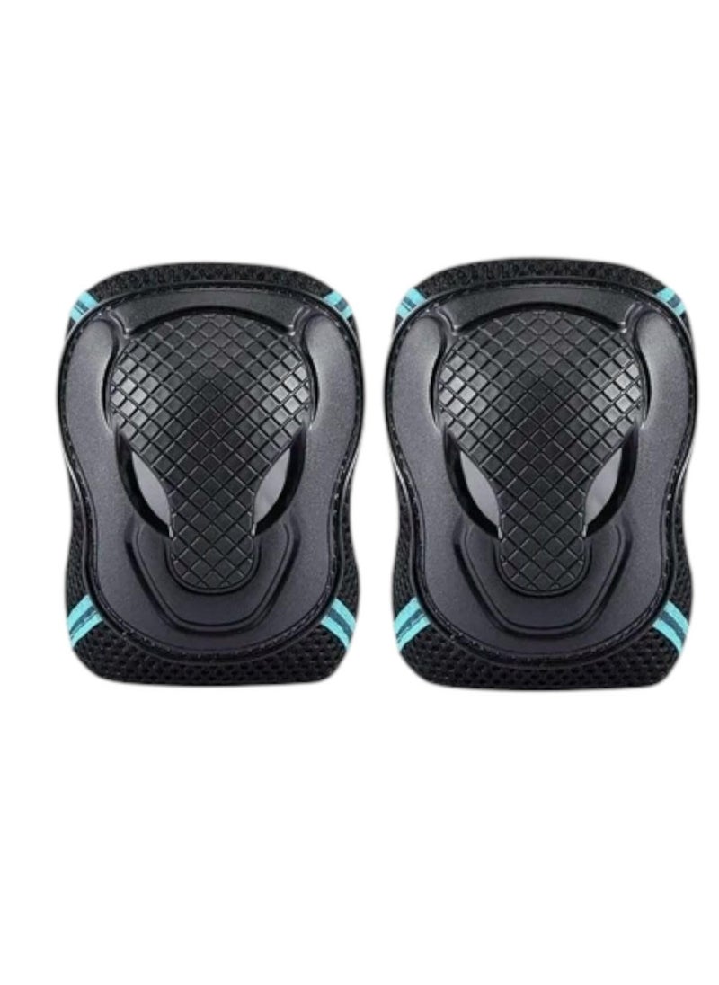 SportQ Patinage Pair Stylish and Safe Knee Pads for Skateboarding Cycling Designed for Skiing, Cycling, Adventure Lovers, Super Protection and High Elasticity Fit Up to 50kg  - Image 1