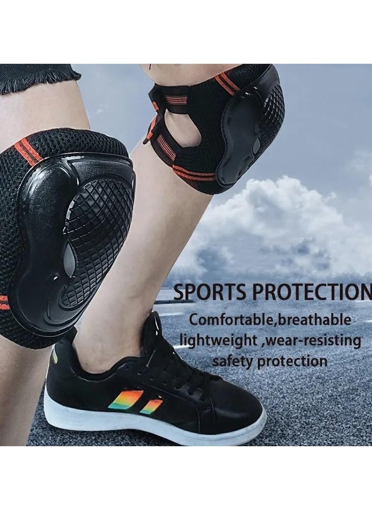 SportQ Patinage Pair Stylish and Safe Knee Pads for Skateboarding Cycling Designed for Skiing, Cycling, Adventure Lovers, Super Protection and High Elasticity Fit Up to 50kg  - Image 3