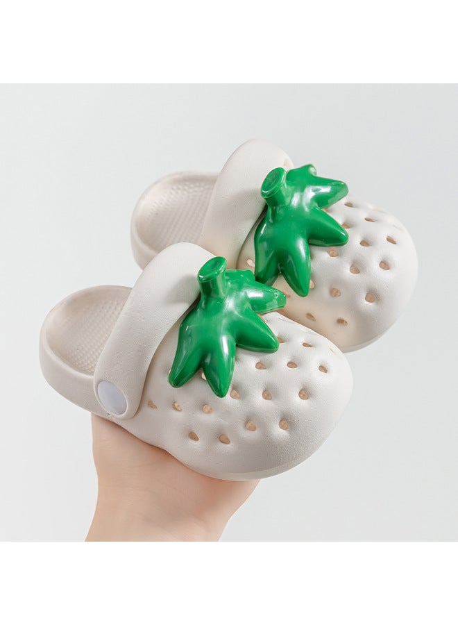 Customized Children's Clogs, Cute Parent-child Outdoor Soft-soled Closed-toe Slippers, Non-slip Beach Sandals For Boys And Girls