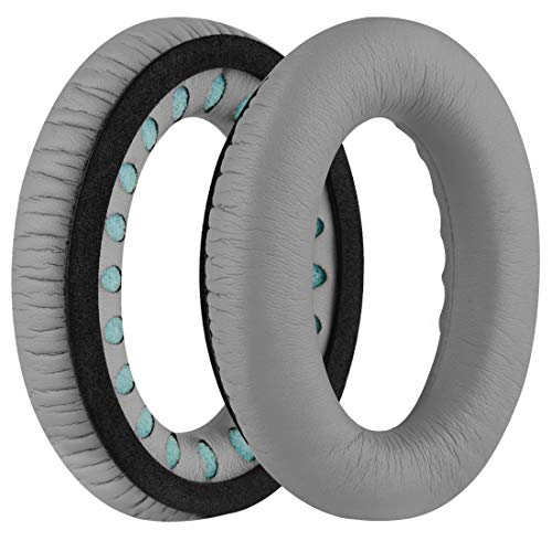 Geekria مجموعة وسادة الأذن ووسادة عصابة الرأس البديلة من Geekria لسماعات Bose QuietComfort QC35, QC25, QC2, QC15 (رمادي فضي) - Image 2