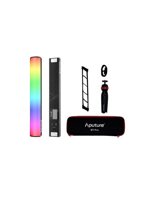 MT Pro RGB Light Wand 7.5W Output Bi-Color 2000K -10000KPixel-Mappable RGBWW Mini LED Tube Support Sidus Link App/DMX/RDM Control (30cm)