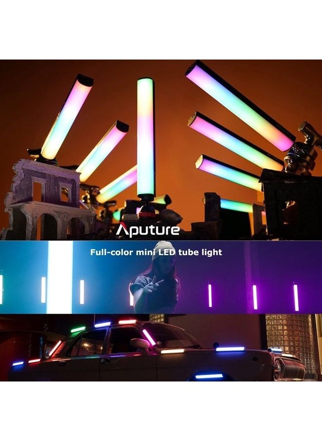 Aputure MT Pro RGB Light Wand 7.5W Output Bi-Color 2000K -10000KPixel-Mappable RGBWW Mini LED Tube Support Sidus Link App/DMX/RDM Control (30cm)  - Image 5