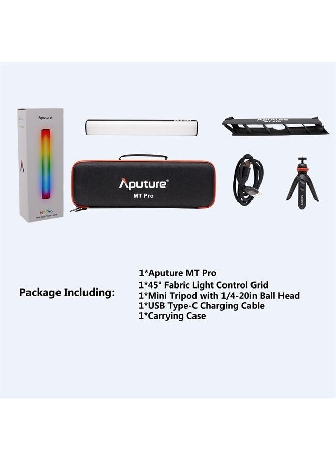 Aputure MT Pro RGB Light Wand 7.5W Output Bi-Color 2000K -10000KPixel-Mappable RGBWW Mini LED Tube Support Sidus Link App/DMX/RDM Control (30cm)  - Image 2