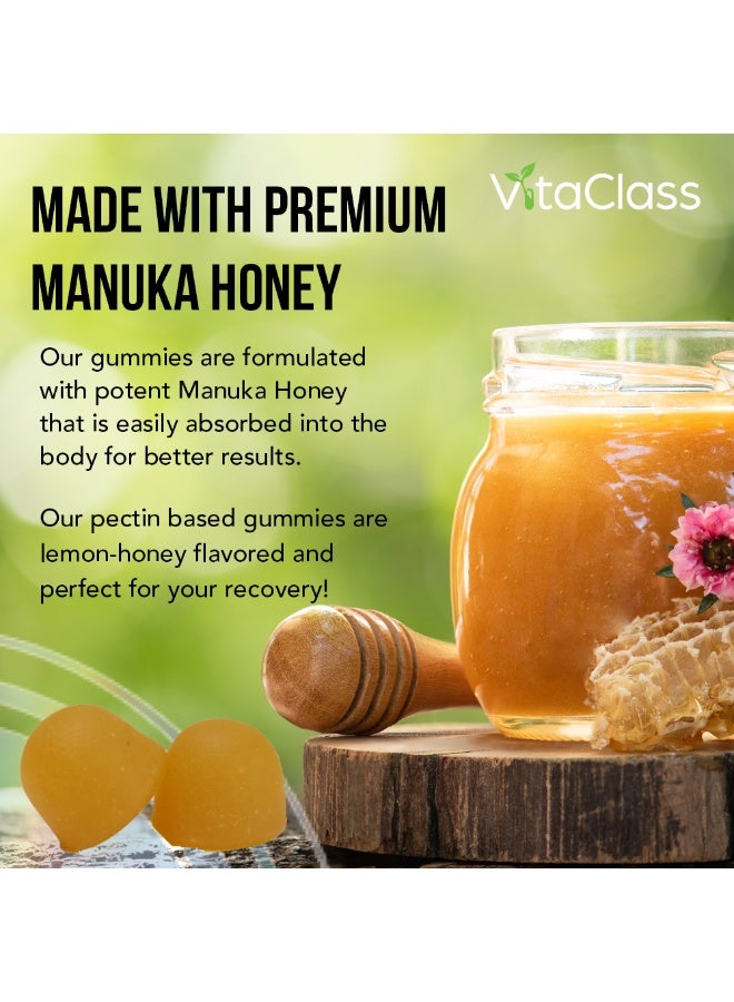 VitaClass 5 في 1 عسل مانوكا للمناعة للبالغين 60 حبة جيلاتينية - Image 4
