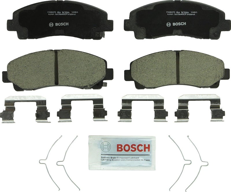 BOSCH BC1584 QuietCast Premium Ceramic Disc Brake Pad Set - Front for Acura TLX and Honda Ridgeline - Image 1
