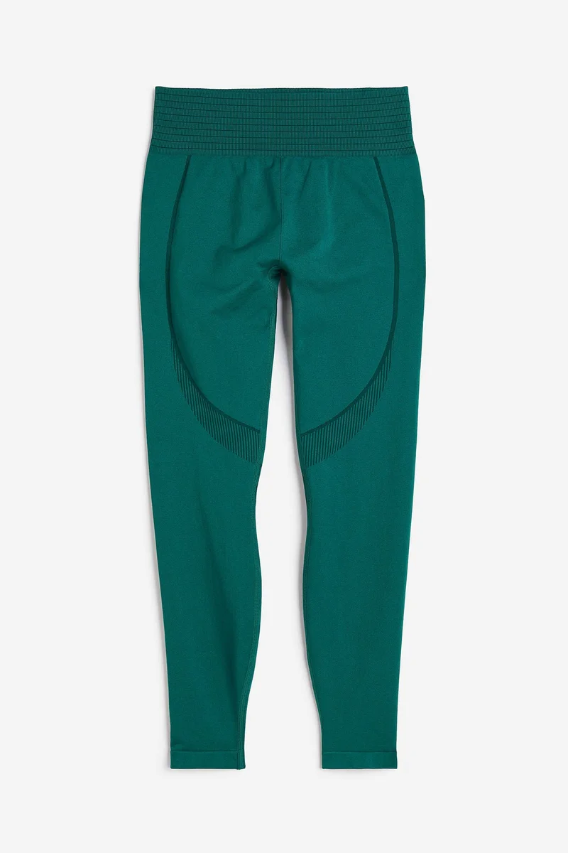 اتش اند ام كولون رياضي ناحت بدون خياطة من نسيج دراي موف