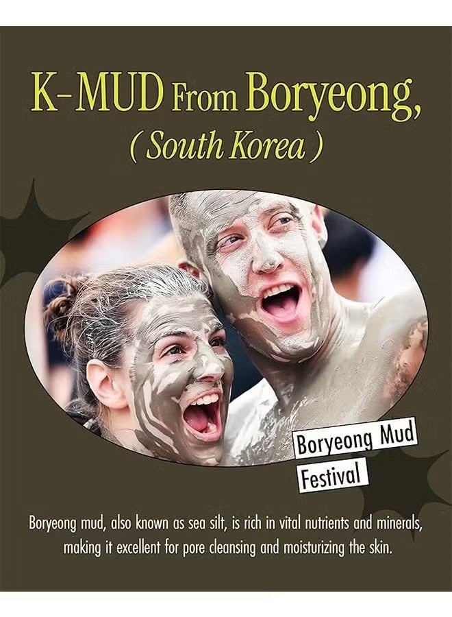 قناع الطين الإغاثة 110 مل ، قناع رطب المسام العميقة ورطب الوجه ، العناية بالبشرة - Image 3