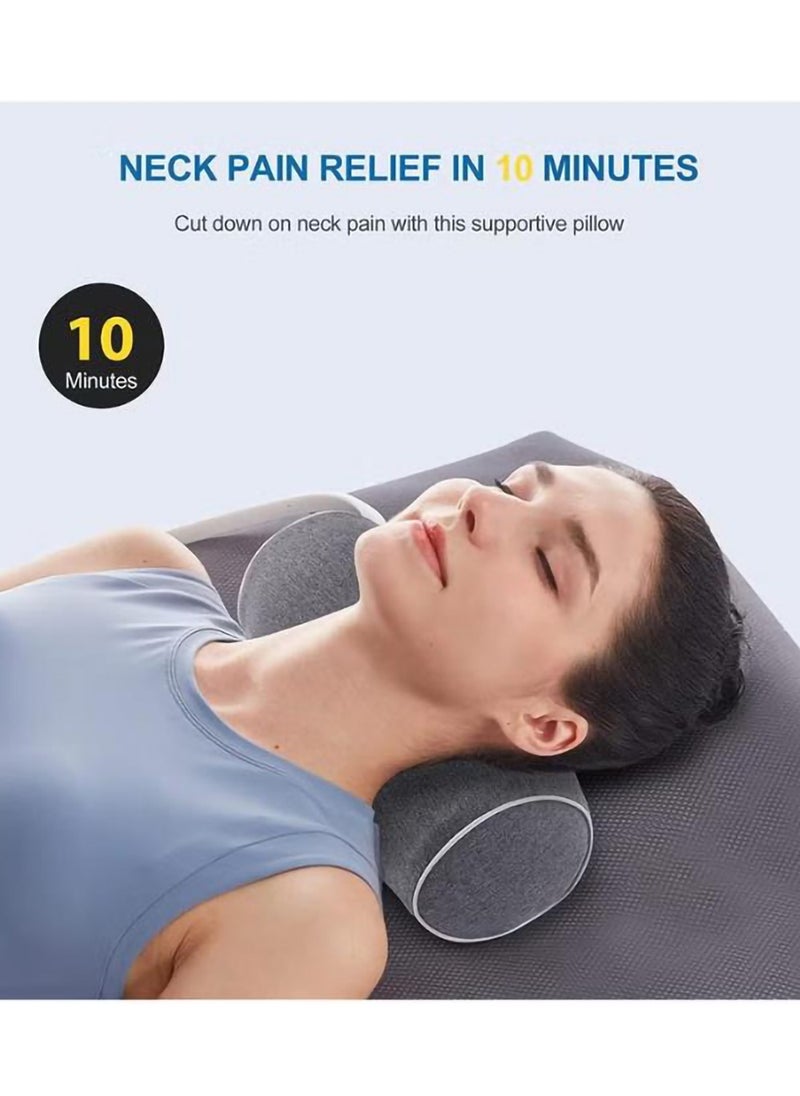 Arabest Cervical Pillow, Neck Stretcher Pillow with Pillow Case, Memory Foam Pillow for Neck Pain Relief, Bed and Travel  - Image 5