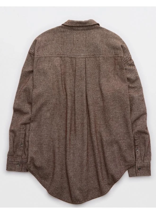 آري من امريكان ايجل Aerie Anytime Fave Twill Shirt