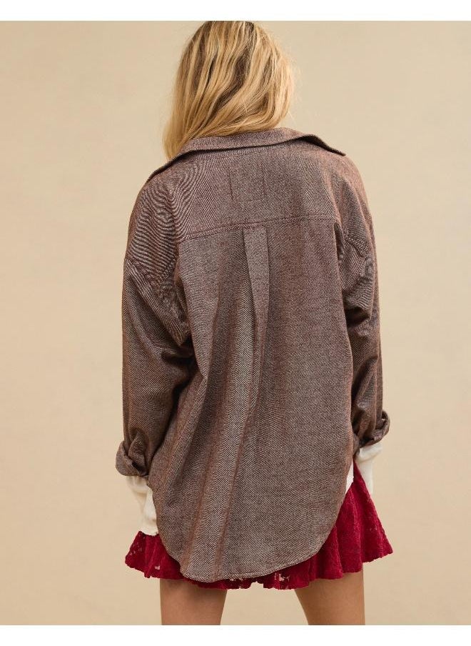 Aerie - Aerie Anytime Fave Twill Shirt - Image 1