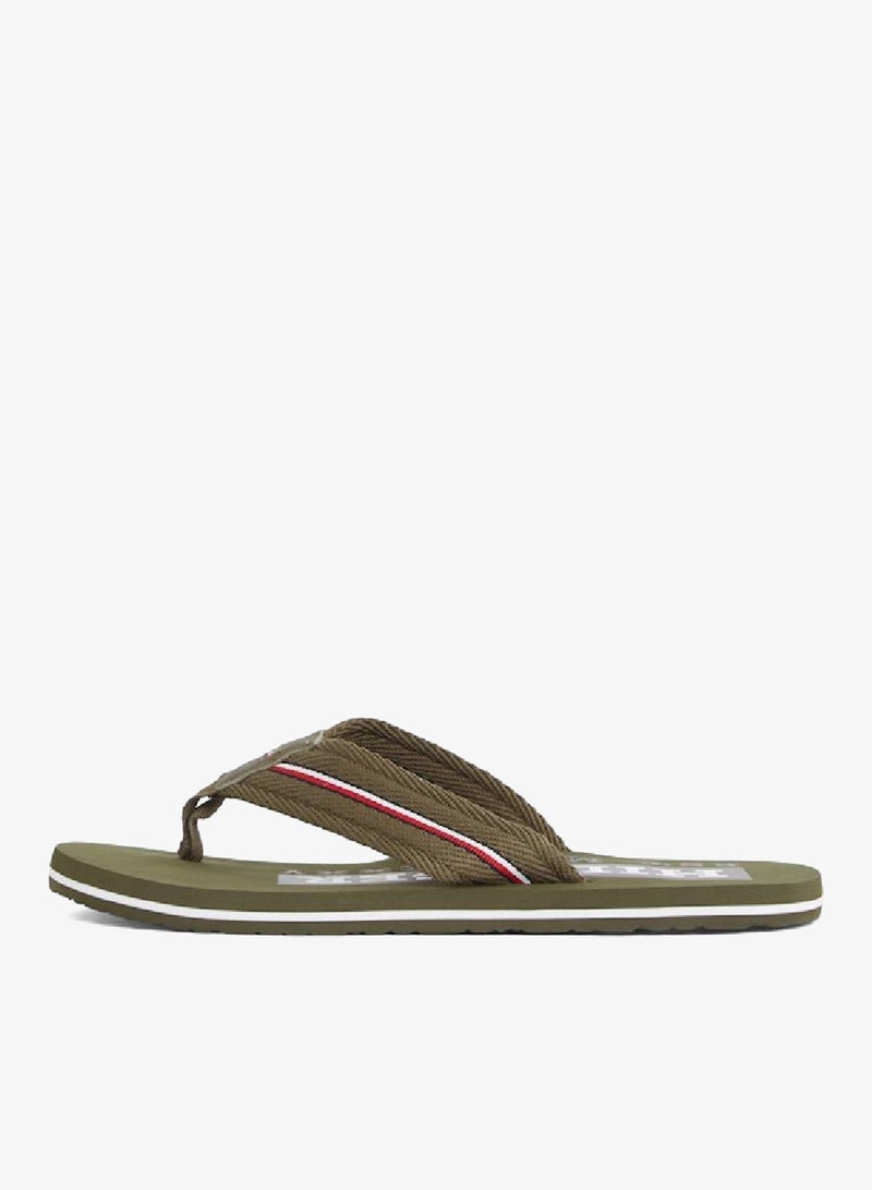 تومي هيلفيغر شبشب بنمط الشبكة بشريط مزين بالشعار - Image 5