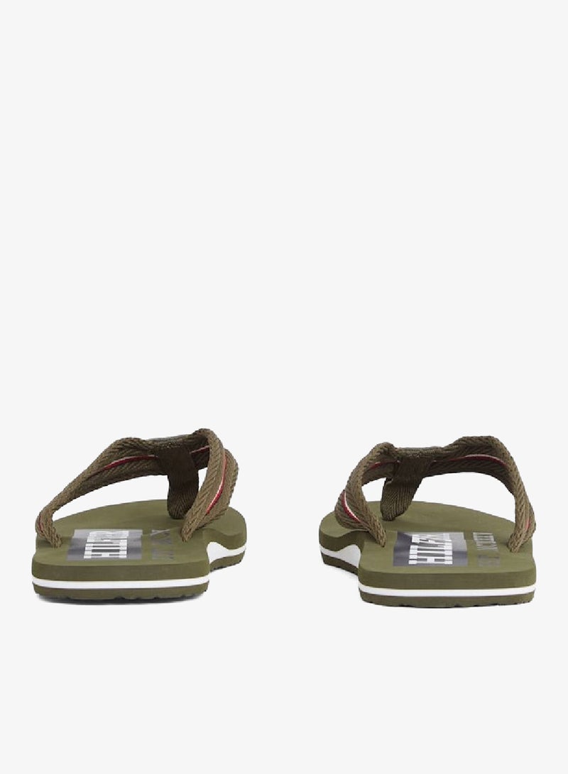 تومي هيلفيغر شبشب بنمط الشبكة بشريط مزين بالشعار - Image 3