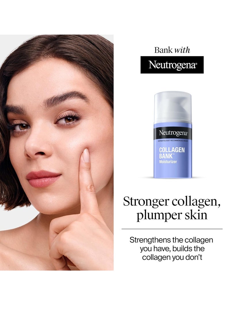 Neutrogena Collagen Bank Face Moisturizer, Daily Anti-Aging Face & Neck Collagen Cream with Bakuchiol, Face Lotion to Support Skin’s Natural Collagen for Visibly Plump Skin 2 fl. ozFluid Ounce - Image 3