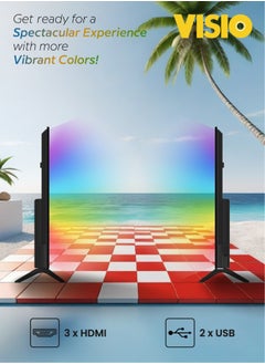Visio VISIO 50 Inch Frameless 4K Smart Android 14 TV with Built-in Satellite Receiver  - Image 5