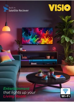 Visio VISIO 50 Inch Frameless 4K Smart Android 14 TV with Built-in Satellite Receiver  - Image 2