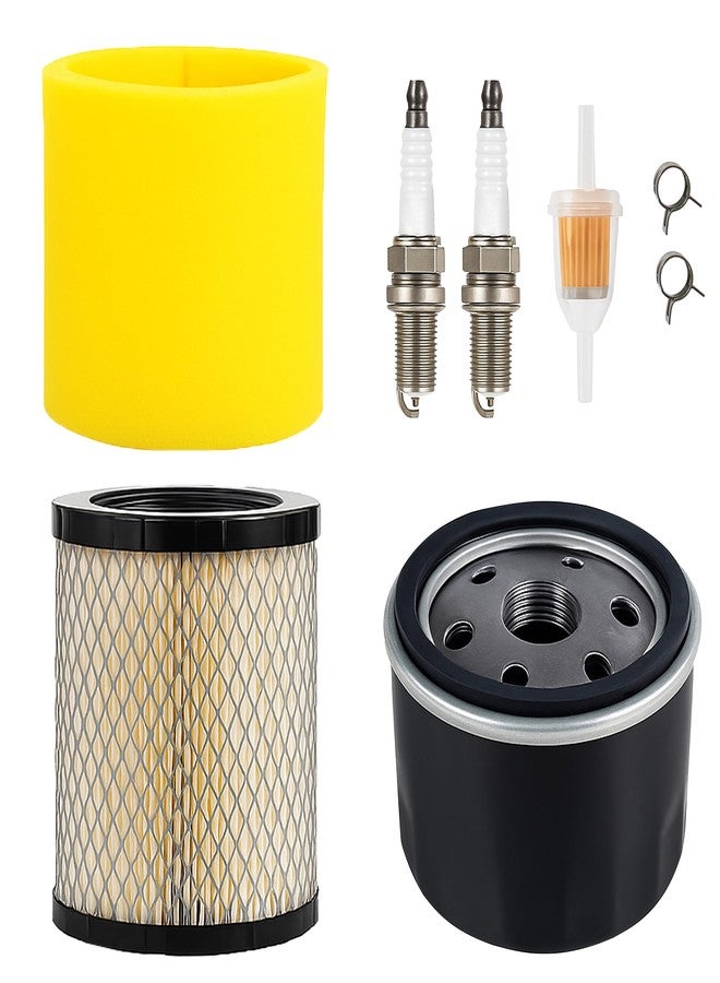 Pro Chaser YTH22V46 Air Filter Oil Filter Tune Up Kit for Husqvarna YTH22V46 YTH24V48 YTH24V54 YTA22V46 YTA24V48 Poulan PP20VA46 PB185A42 46’’ 48’’ Mower w/ 17.5hp 19.5hp 20hp 21hp Engine - Image 1