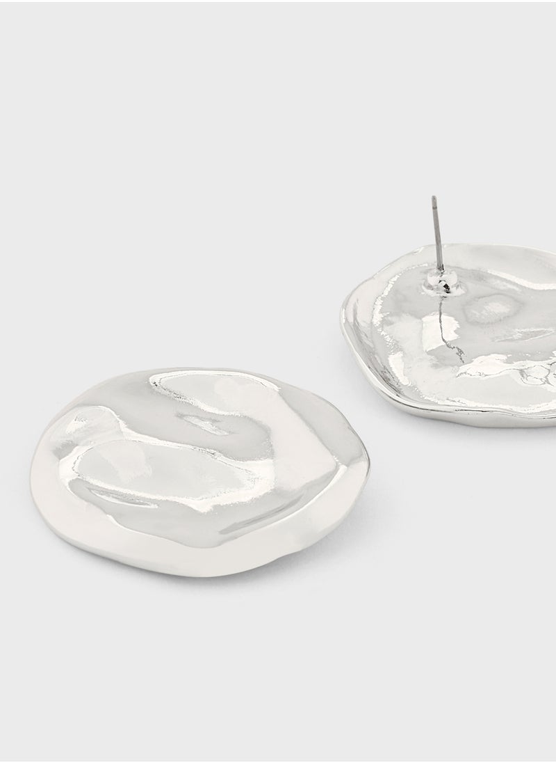 ELLA Molten Stud Earrings  - Image 2