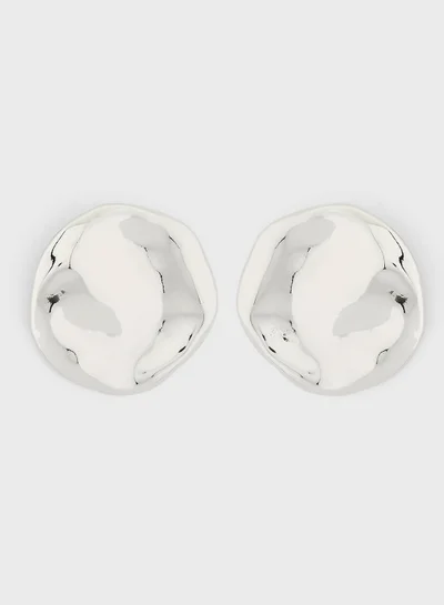 ELLA Molten Stud Earrings