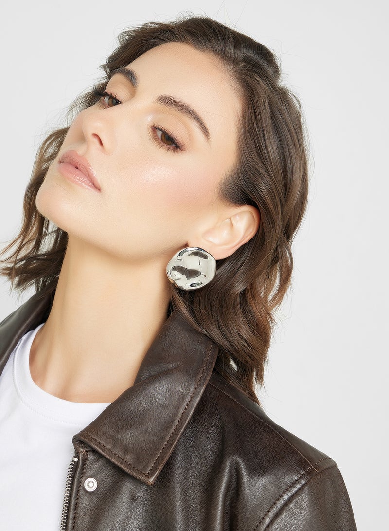 ELLA Molten Stud Earrings  - Image 3