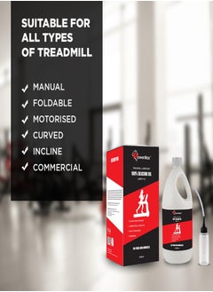 PowerMax Fitness Fitness® Pms-1000 Multi-Purpose 100% Pure Silicone Treadmill Lubricant, Full Belt Width Lubrication, No Odor & No Propellants, Nozzle Cap For Easy Application For All Treadmills  - Image 3
