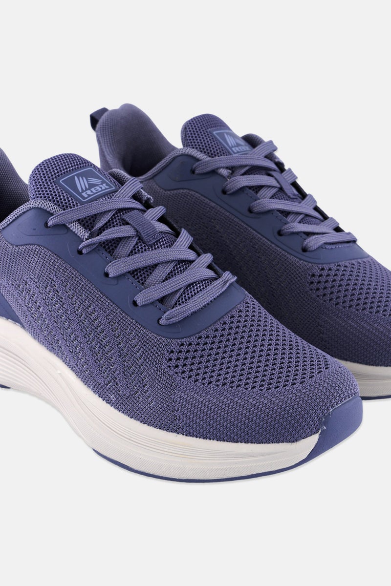 RBX Women Lace Up Hiking Shoes, Purple - Image 3