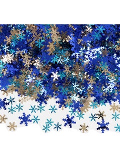 Iconikal Bulk Party Foil Confetti, Snowflakes, 3,000 Count, 9 Ounces
