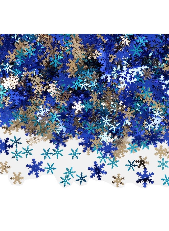Iconikal Iconikal Bulk Party Foil Confetti, Snowflakes, 3,000 Count, 9 Ounces  - Image 1
