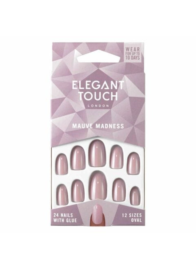 ELEGANT TOUCH - Elegant Touch False Nails Mauve Madness 24 PCS - Image 1