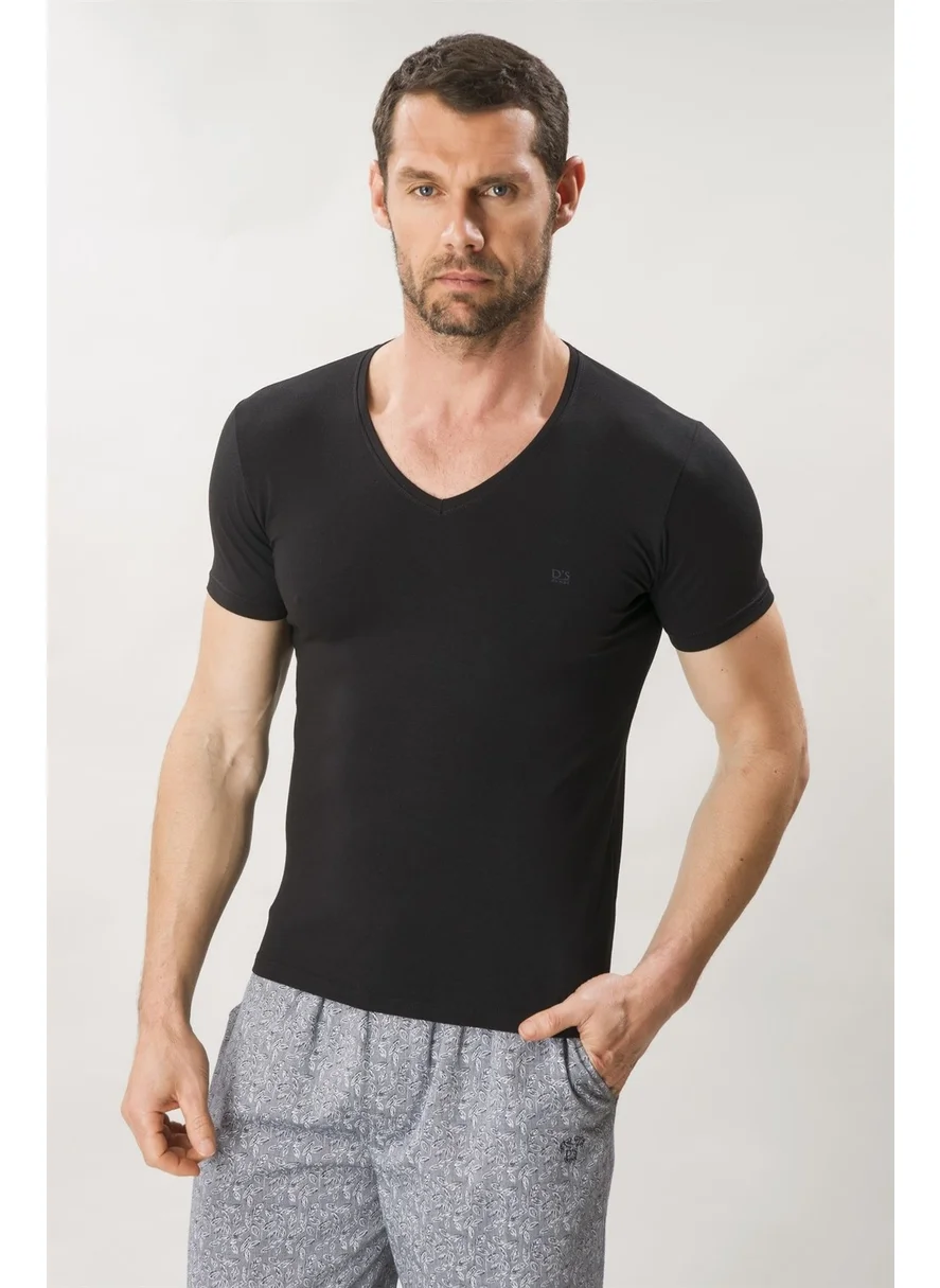 دي أس دامات D'S Groom Men's Black Undershirt