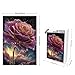 Ulord Great Jigsaw Puzzles for Adults 300 Pieces Fantasy Purple Rose Starry Sky Puzzles for Adults Toys Gift Family Decoration Kids Puzzle - Image 4