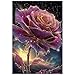 Ulord Great Jigsaw Puzzles for Adults 300 Pieces Fantasy Purple Rose Starry Sky Puzzles for Adults Toys Gift Family Decoration Kids Puzzle - Image 2