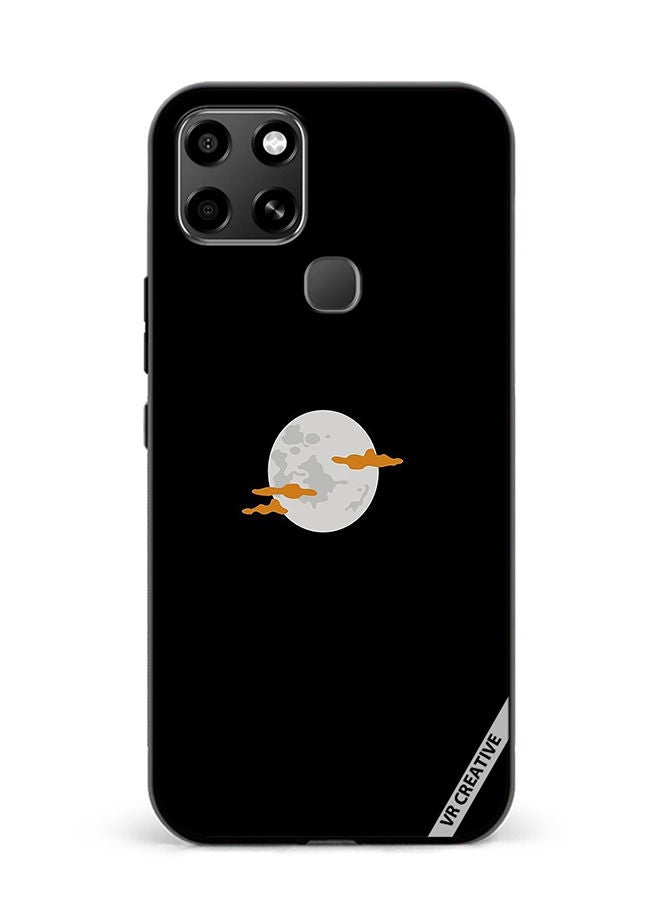 VR CREATIVE Protective Case Cover For Infinix Smart 6 Moon Design Multicolour - Image 1