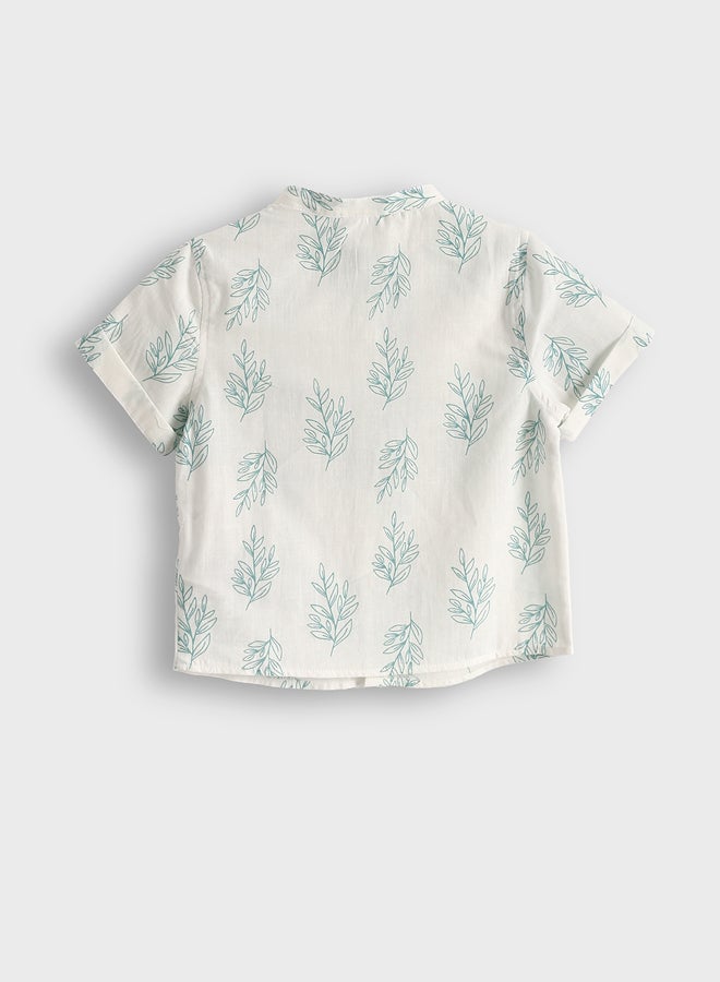 LC WAIKIKI Boys' Short Sleeve Poplin Summer Shirt - Image 2