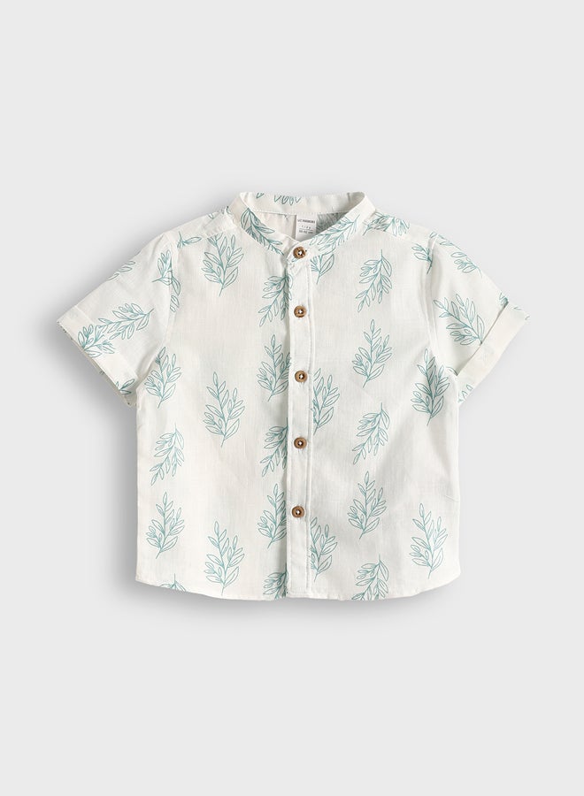 LC WAIKIKI Boys' Short Sleeve Poplin Summer Shirt - Image 1