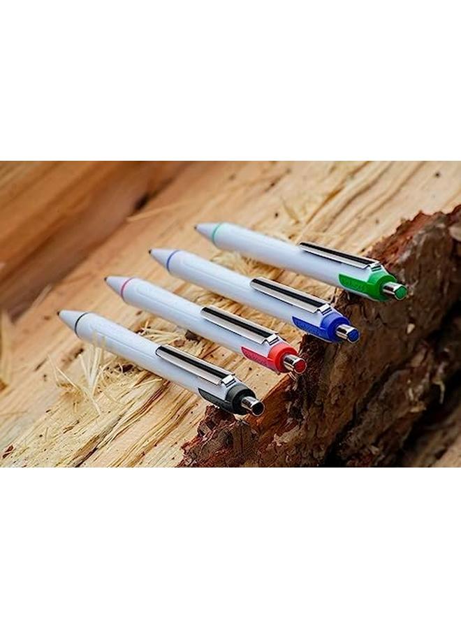 Schneider Slider Xite Xb Extra Broad Ballpoint Pen Refillable Plus Retractable 1.4 Mm White Barrel W Blue Accents Blue Ink Box Of 10 Pens 133203 - Image 3