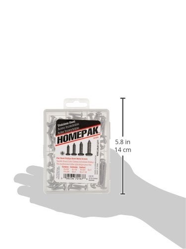 Homepak 41955 Pan Head Phillips Sheet Metal Screws 6 Inch No Color 6 Count - Image 3